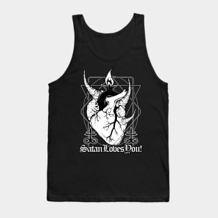 Baphoheart: Satan Loves You! Tank Top